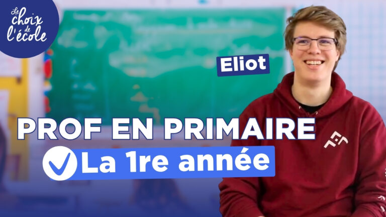 Enseigner en primaire - Instituteur en primaire - Le témoignage d'Eliot