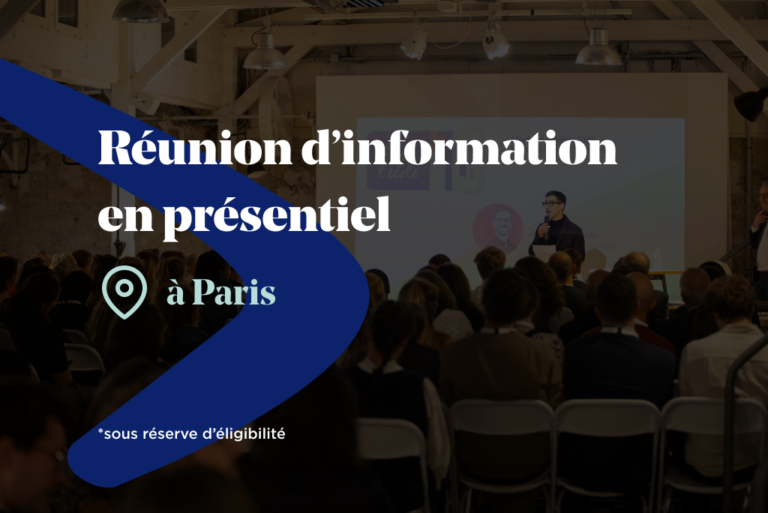 Réunion d'information en présentiel à Paris