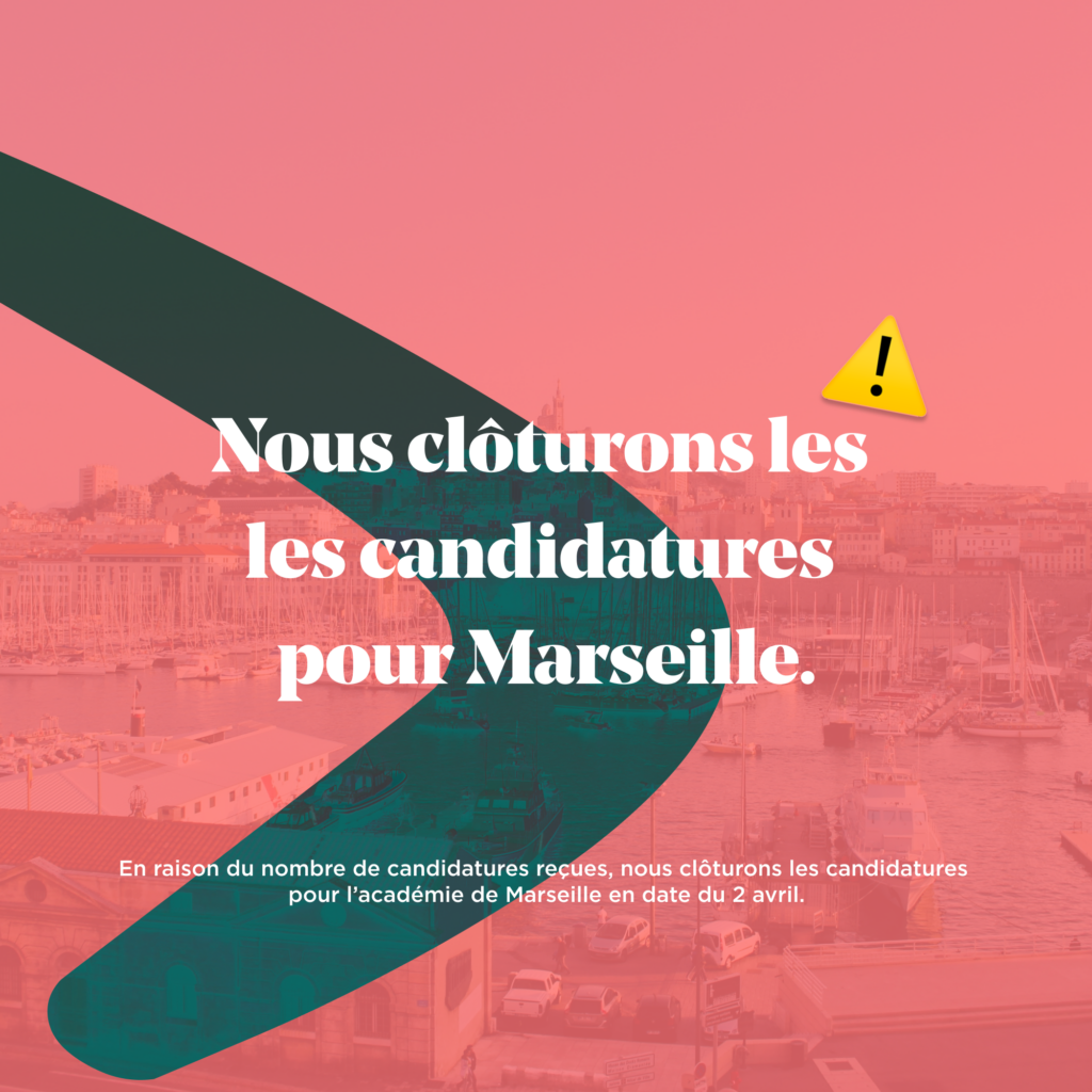 Clôture des candidatures pour Marseille